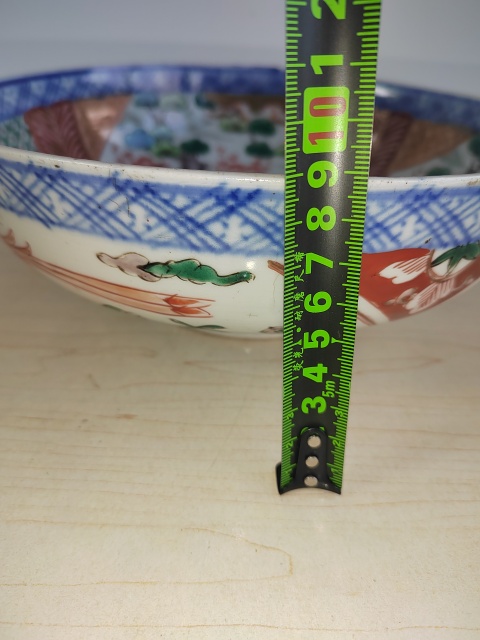 古玩陶瓷花鳥紋青花加彩碗拍賣，當(dāng)前價(jià)格700元