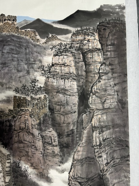 古玩字畫趙保錄《長城》拍賣，當前價格5980元