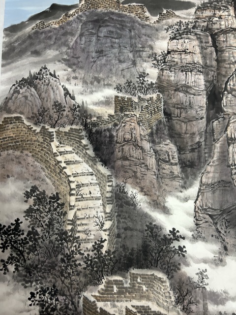 古玩字畫趙保錄《長城》拍賣，當前價格5980元