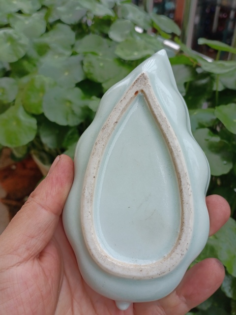 古玩陶瓷青釉樹葉型盤拍賣,當(dāng)前價格0元