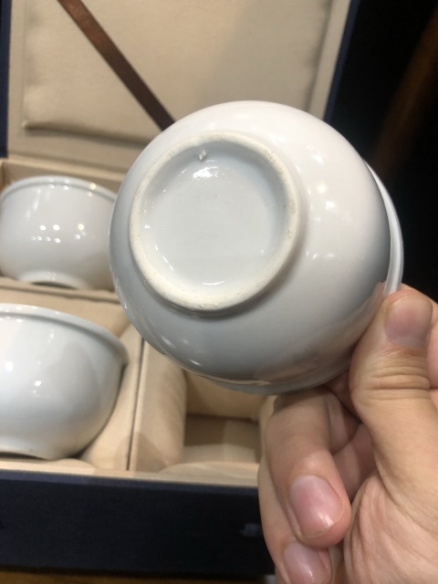 古玩陶瓷(精品主人杯)創匯-白釉主人杯-套裝拍賣,當前價格298元