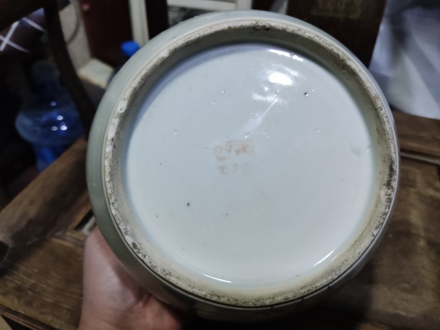 古玩陶瓷晚清花鳥紋四系粥罐拍賣,當(dāng)前價(jià)格588元