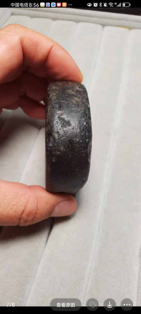 古玩玉器4000年齊家文化期玉紡錘拍賣，當前價格4800元