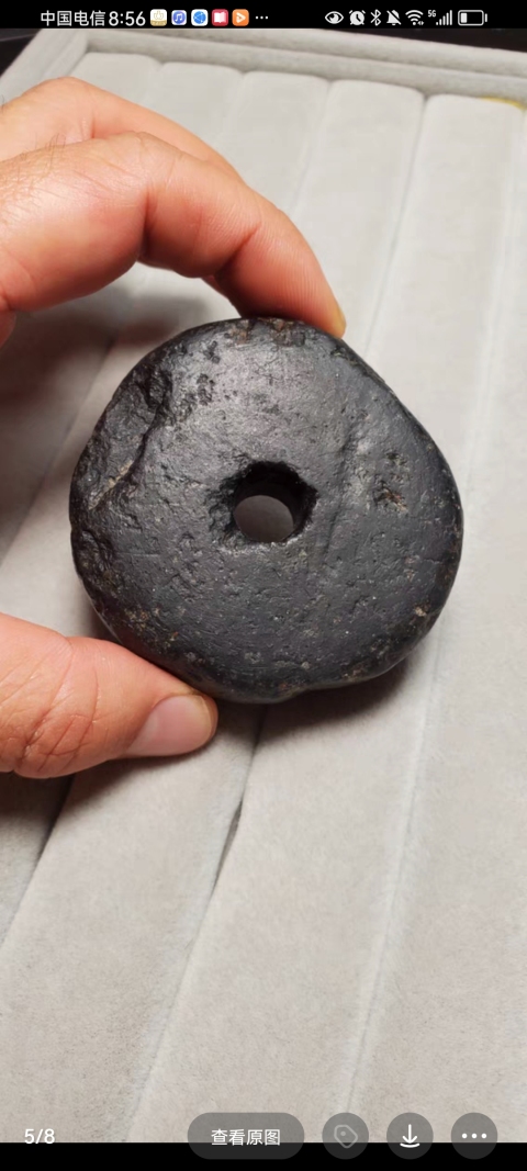 古玩玉器4000年齊家文化期玉紡錘拍賣，當前價格4800元