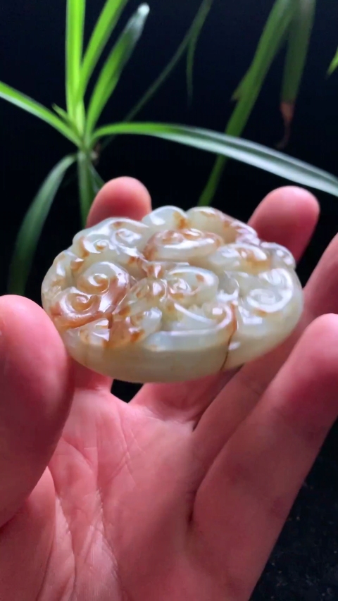 古玩玉器元明時(shí)期和田帶飾拍賣，當(dāng)前價(jià)格48000元