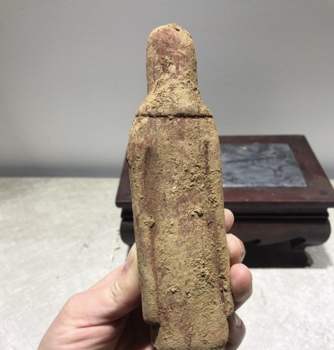 古玩陶瓷唐代胡人風帽俑（已保真）拍賣，當前價格3680元