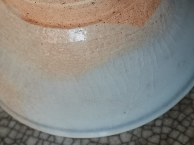 古玩陶瓷元末明初，青花斗笠碗拍賣，當前價格999元