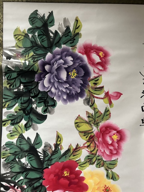 古玩字畫馬桂芳精品《牡丹圖.國色天香》拍賣，當前價格455元