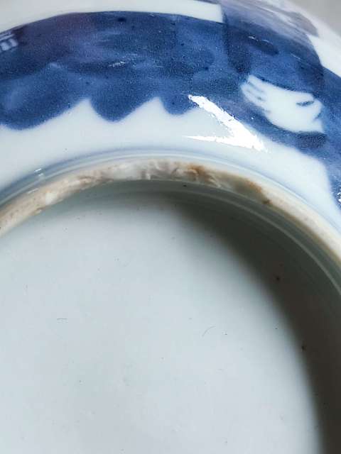 古玩陶瓷晚清光緒三星高照圖青花碗拍賣,當前價格2688元