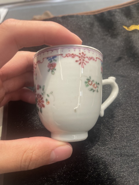 古玩陶瓷（已鑒真）乾隆粉彩杯拍賣，當前價格300元