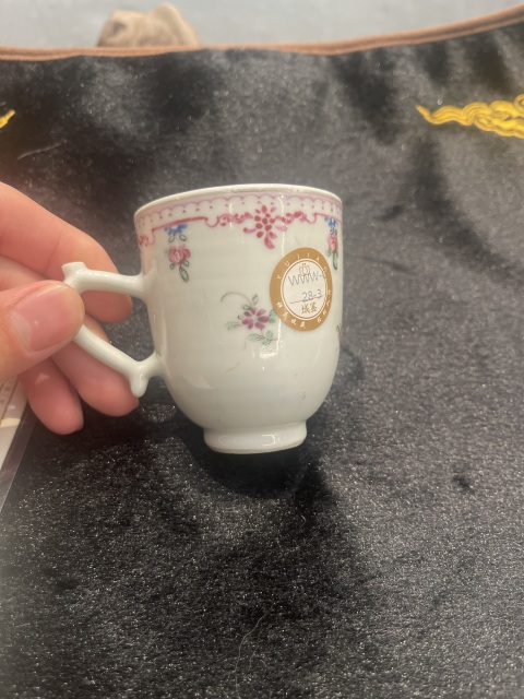古玩陶瓷（已鑒真）乾隆粉彩杯拍賣，當前價格300元