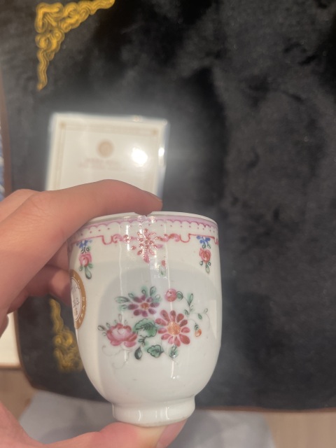 古玩陶瓷（已鑒真）乾隆粉彩杯拍賣，當前價格300元