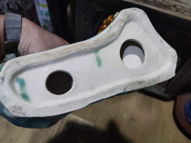 古玩陶瓷河南鈞瓷一廠 老虎塑像拍賣,當前價格228元