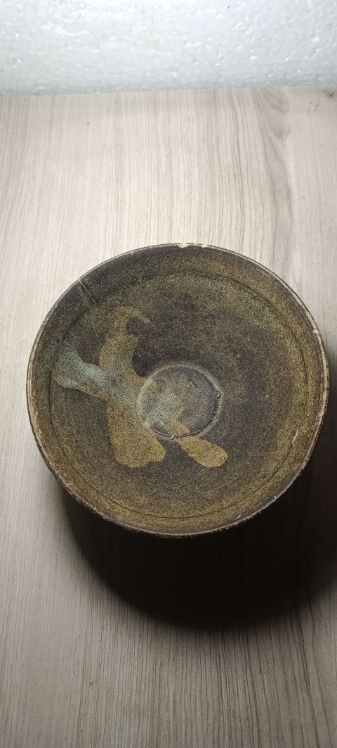 古玩陶瓷吉州窯月影梅茶盞拍賣，當前價格9600元