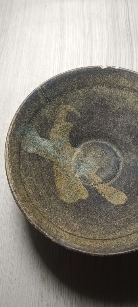古玩陶瓷吉州窯月影梅茶盞拍賣，當前價格9600元