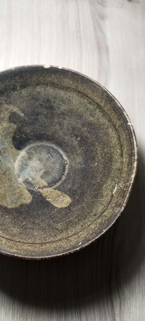 古玩陶瓷吉州窯月影梅茶盞拍賣，當前價格9600元