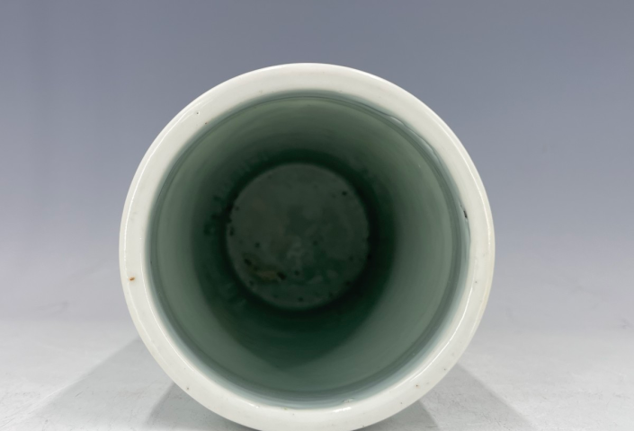 古玩陶瓷粉彩花鳥紋帽筒拍賣,當(dāng)前價(jià)格1800元
