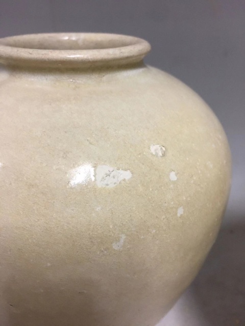 古玩陶瓷唐·白釉罐一對拍賣，當(dāng)前價格16000元