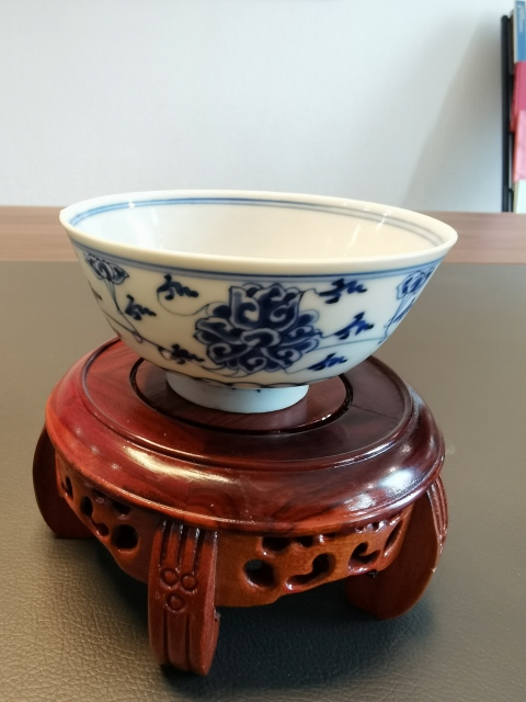 古玩陶瓷光緒·青花纏枝蓮紋碗拍賣,當前價格2688元