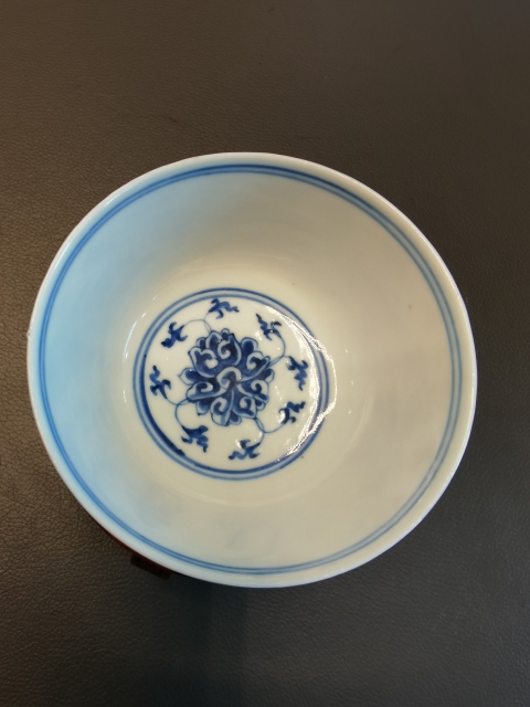 古玩陶瓷光緒·青花纏枝蓮紋碗拍賣,當前價格2688元