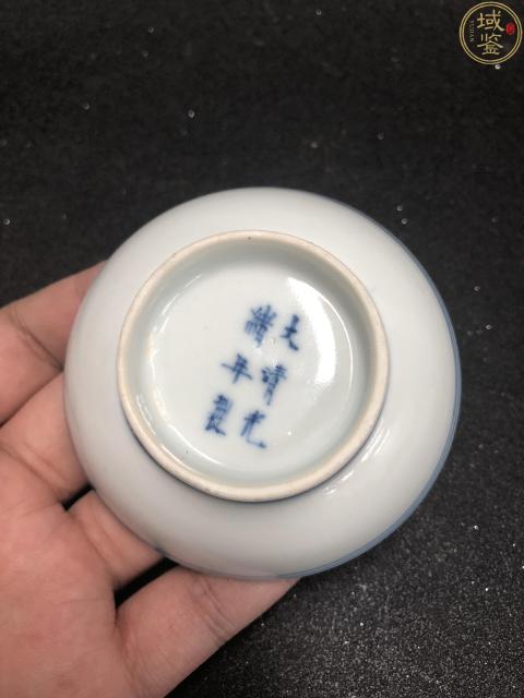 古玩陶瓷大清光緒年製官窯本朝款青花纏枝花卉筆添拍賣,當(dāng)前價格1380元