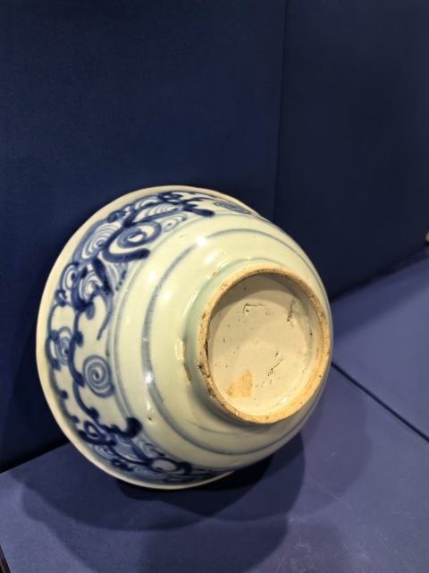 古玩陶瓷永樂青花云氣紋茶碗拍賣,當(dāng)前價格18888元