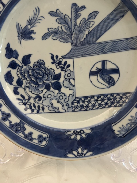 古玩陶瓷清·康熙/花鳥紋青花盤拍賣,當前價格2900元