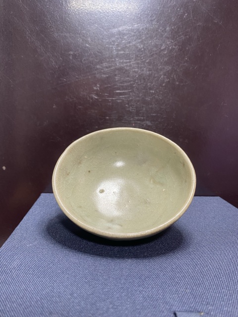 古玩陶瓷元龍泉青瓷刻仰蓮紋茶盞拍賣,當前價格6500元