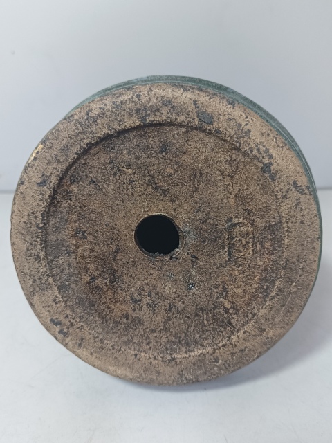 古玩陶瓷綠釉大燈臺拍賣，當前價格180元