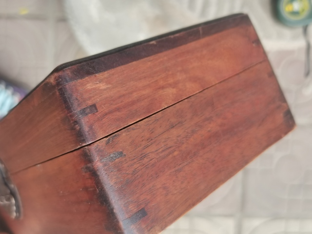 古玩雜項黃花梨木拜盒拍賣，當前價格4899元