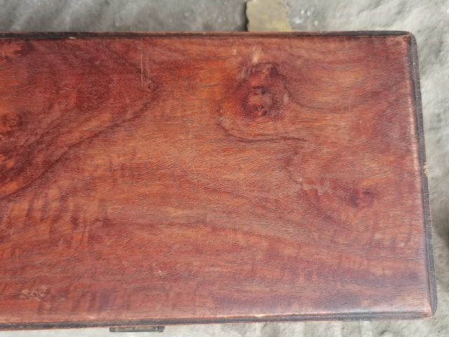 古玩雜項黃花梨木拜盒拍賣，當前價格4899元