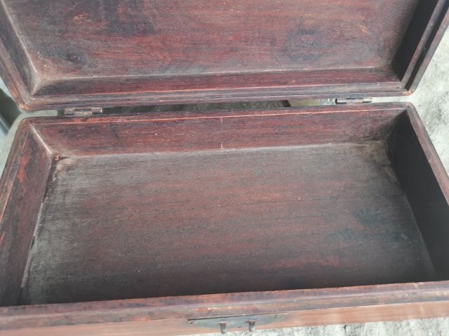 古玩雜項黃花梨木拜盒拍賣，當前價格4899元