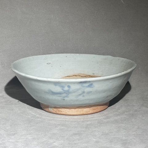 古玩陶瓷清早期 .花卉紋青花碗拍賣，當前價格0元