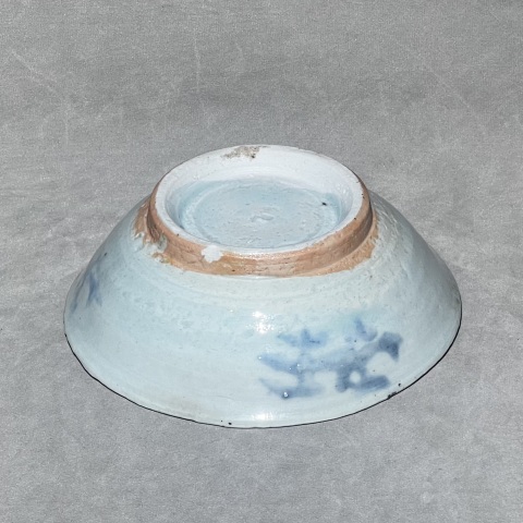 清早期 .花卉紋青花碗拍賣，當前價格198元