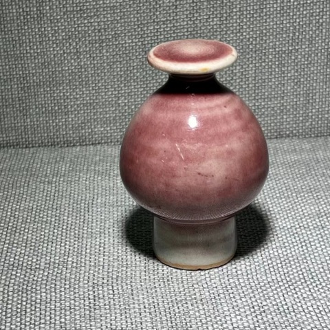 古玩陶瓷郎紅釉煙槍拍賣，當(dāng)前價格6000元