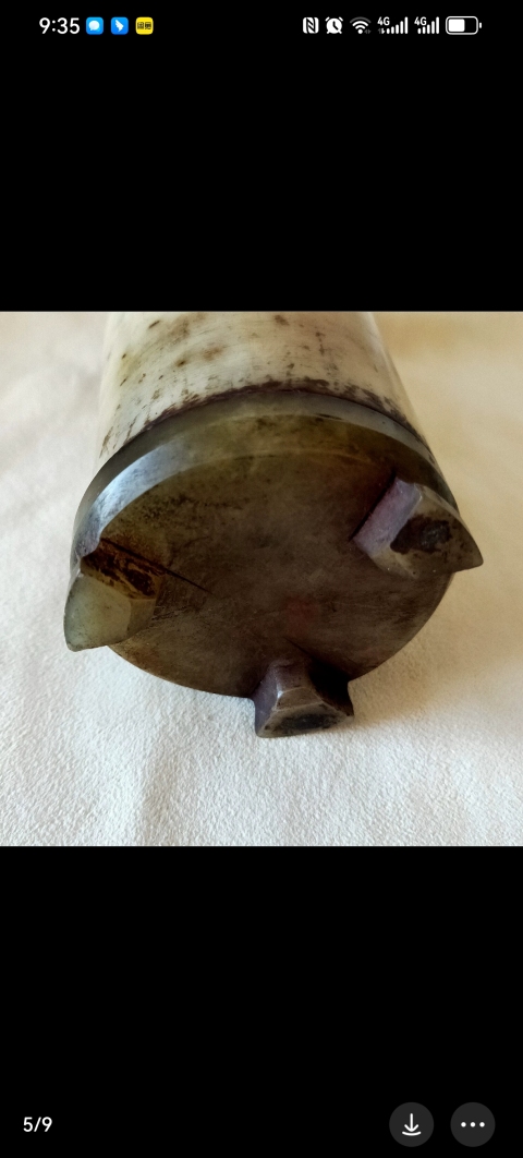 古玩玉器筆筒拍賣，當(dāng)前價(jià)格1500元