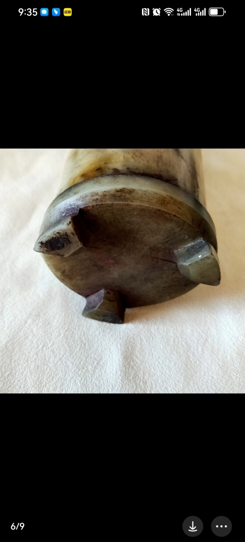 古玩玉器筆筒拍賣，當(dāng)前價(jià)格1500元