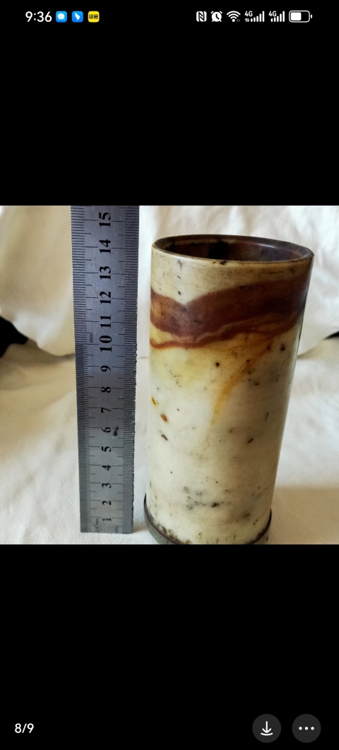 古玩玉器筆筒拍賣，當(dāng)前價(jià)格1500元