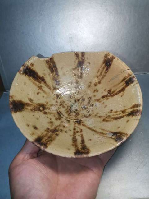 古玩陶瓷宣州窯點彩大碗拍賣,當前價格3200元