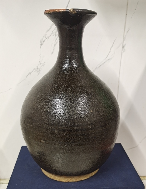 古玩陶瓷磁州窯茶葉末釉玉壺春瓶拍賣,當(dāng)前價格1580元