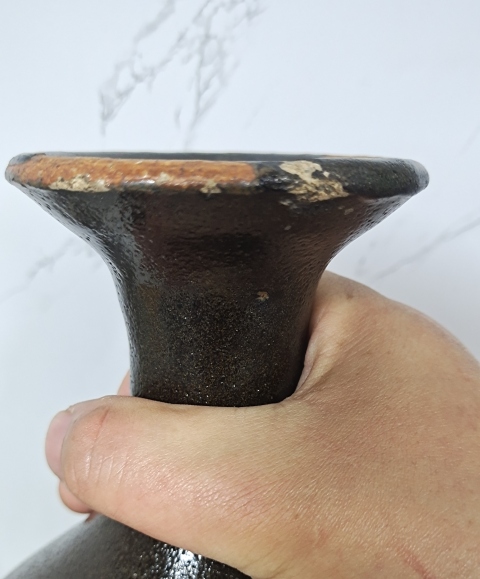 古玩陶瓷磁州窯茶葉末釉玉壺春瓶拍賣,當(dāng)前價格1580元