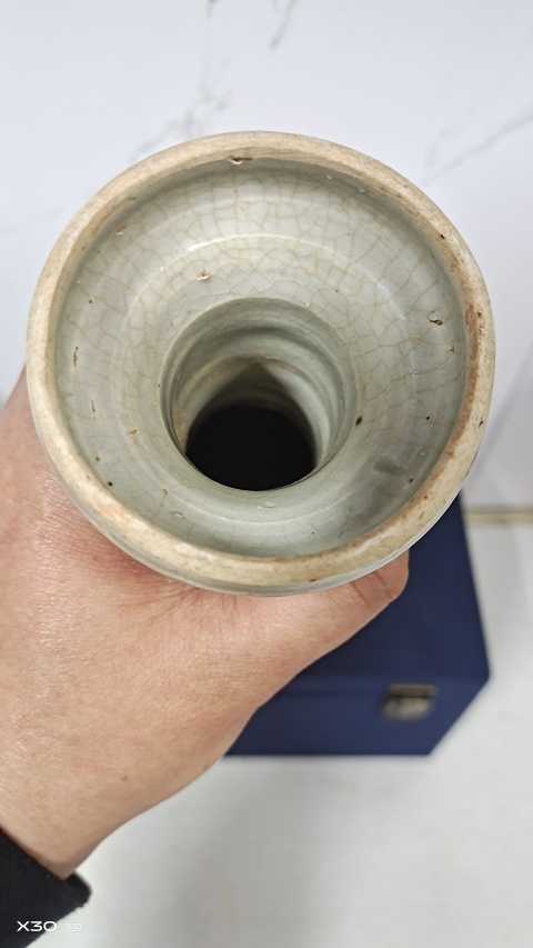 古玩陶瓷宋代青白釉堆塑谷倉瓶拍賣，當前價格599元