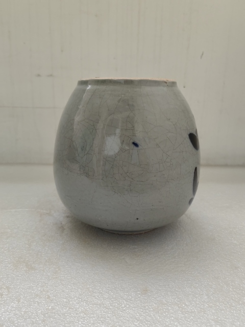 古玩陶瓷青花花卉紋罐拍賣,當前價格580元