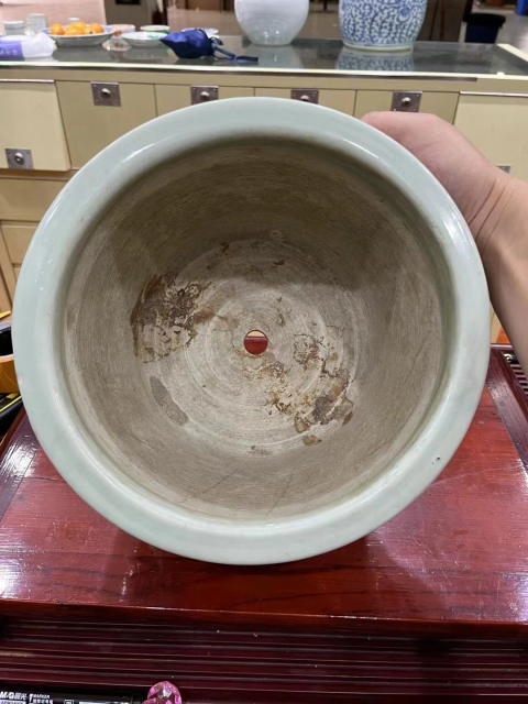 古玩陶瓷冬青釉青花壽字紋筒式爐拍賣，當(dāng)前價(jià)格6800元