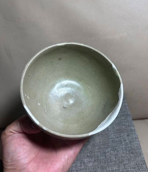 古玩陶瓷岳州窯青釉羅漢造型茶盞拍賣,當前價格0元