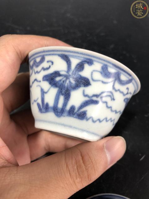 古玩陶瓷康熙青花松鼠葡萄杯一組拍賣,當前價格1680元