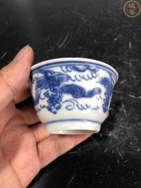 古玩陶瓷康熙青花松鼠葡萄杯一組拍賣,當前價格1680元