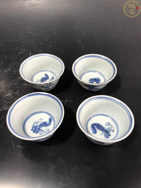 古玩陶瓷康熙青花松鼠葡萄杯一組拍賣,當前價格1680元