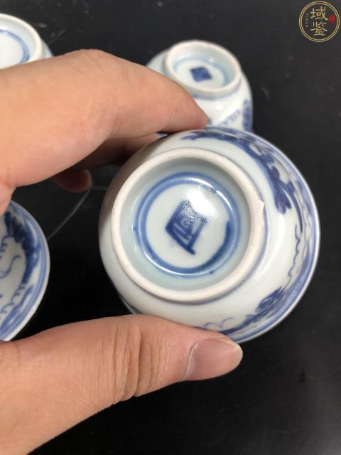 古玩陶瓷康熙青花松鼠葡萄杯一組拍賣,當前價格1680元