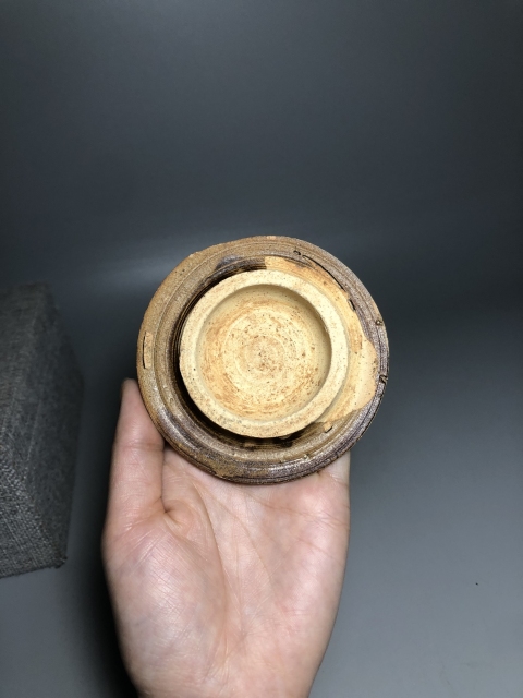 古玩陶瓷南宋吉州窯黑釉蓋罐拍賣,當前價格8000元